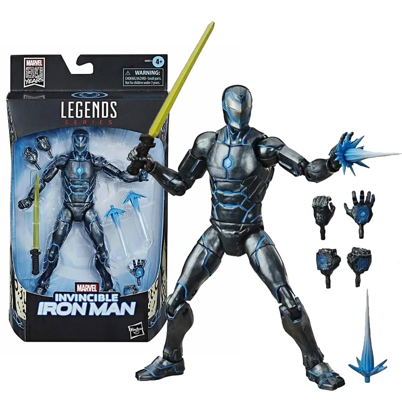 

Фигурка Hasbro из аниме «Легенды Marvel», подвижная Коллекционная Аниме Фигурка Invicibl Iron Man, игрушки для детей