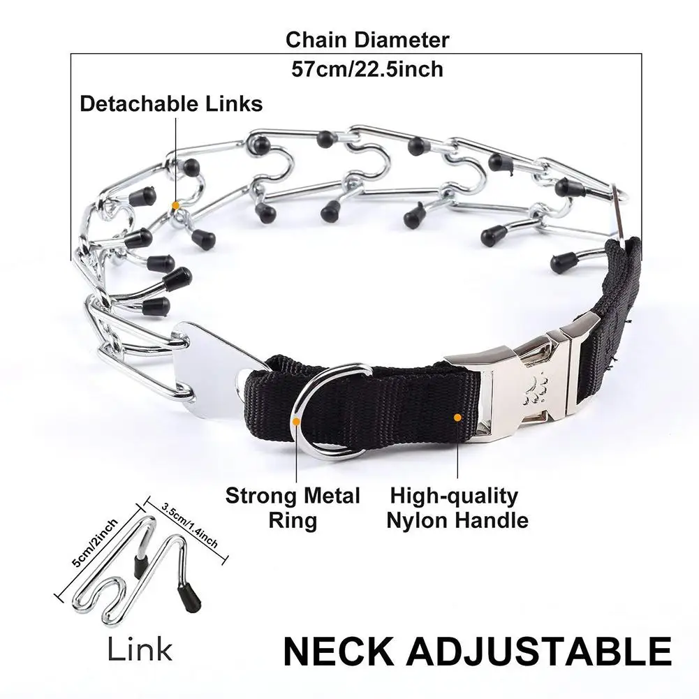Ошейник для дрессировки собак металлический ошейник цепочка обучения