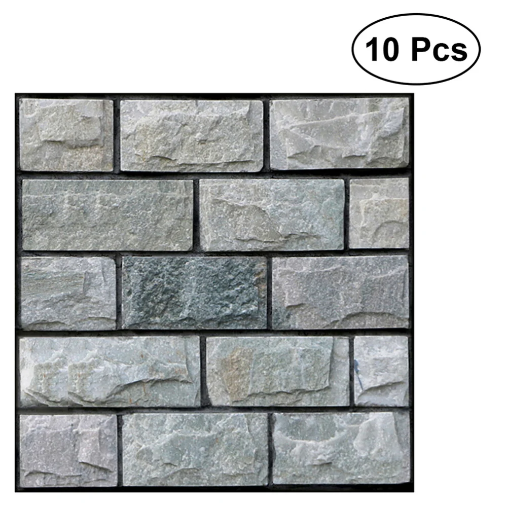 

Обои 3D Самоклеящиеся с рисунком кирпичной кладки, современный настенный фон, декор для телевизора, спальни, гостиной, 30x30 см (узор)