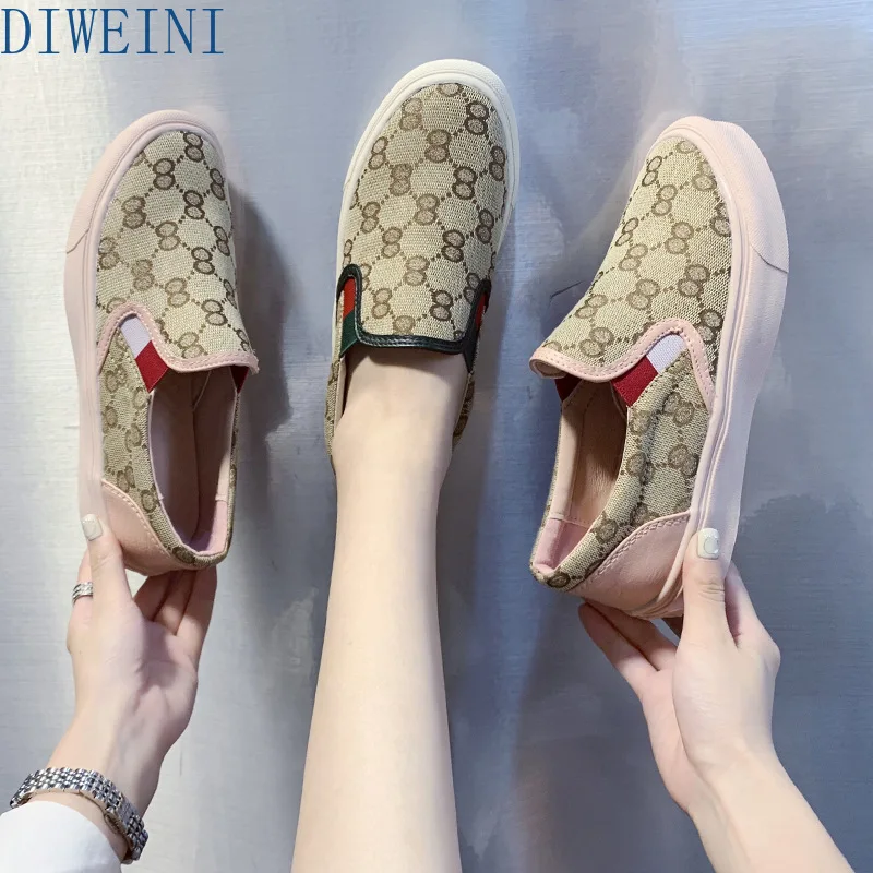 DIWEINI/весна осень 2020 лоферы Женская Студенческая обувь на плоской подошве женская