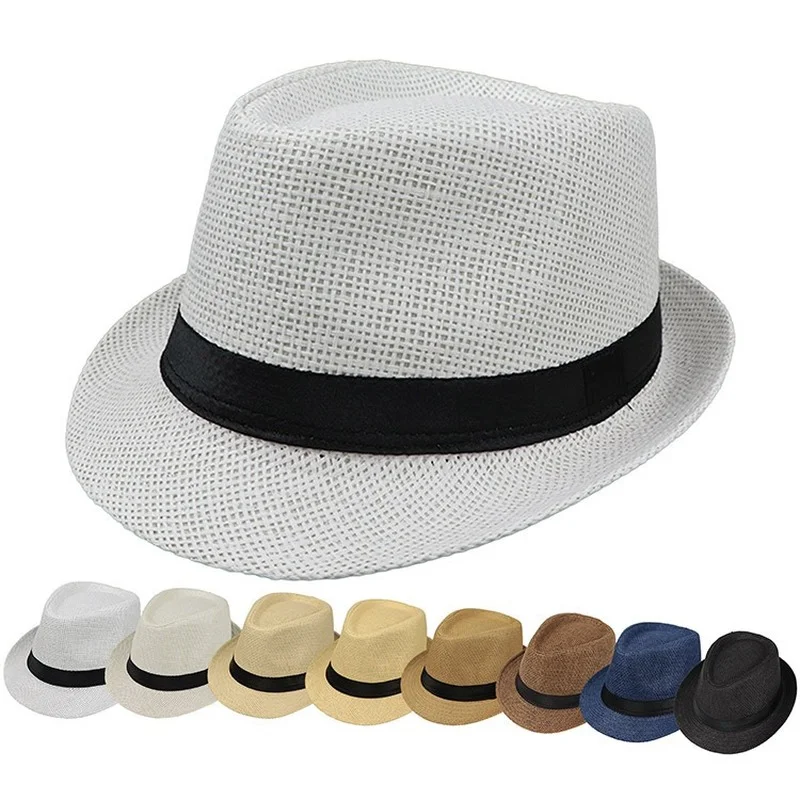 

Monofilament Straw Hat Solid Color Parent-child Papyrus Top Hat Sunshade Summer and Autumn Sun Hat Outdoor Beach Straw Hat