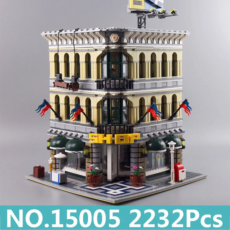 Lepinblocks King Bricks 15005 Creator Expert City architecture дом строительные блоки набор большой торговый центр 10211 игрушки для детей