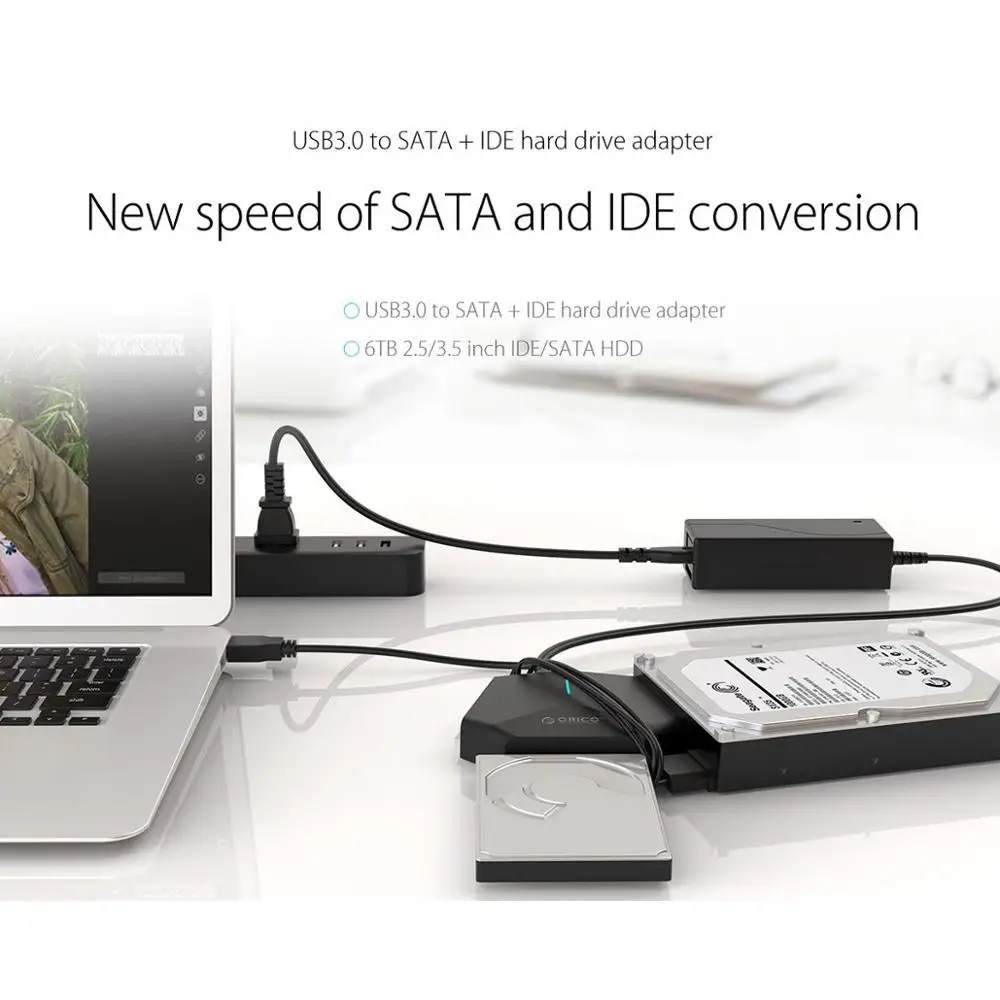 ORICO SATA к USB 3 0 адаптер жесткого диска 2 5/3 5 дюйма и IDE 5Gpbs высокоскоростной с