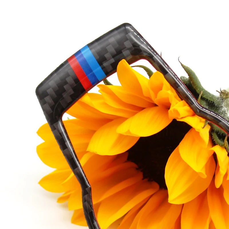 Рамка для переключателей фар из углеродного волокна крышка Накладка BMW 3 серии E90