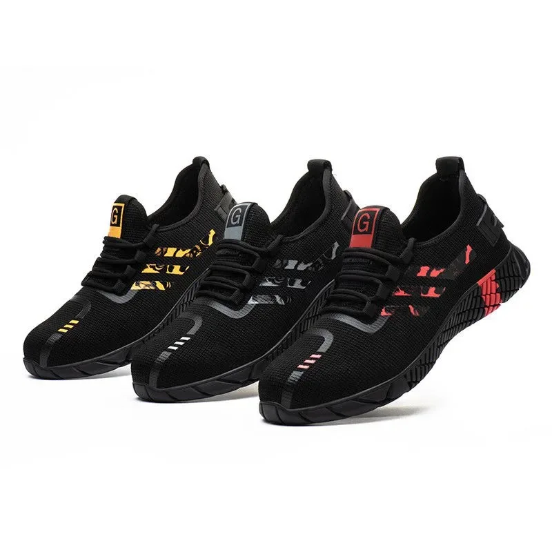 

Новый дизайн, защитная Рабочая обувь, ботинки для мужчин, защита от ударов, защитные ботинки со стальным носком, мужские ботинки, защитные бо...