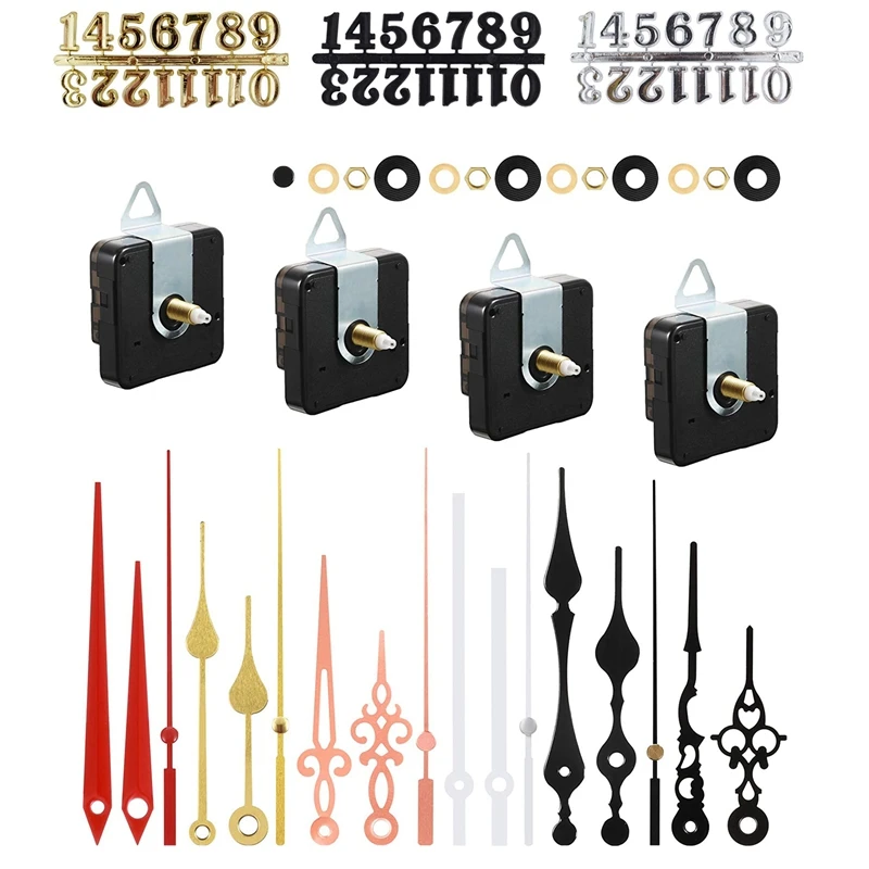 

4 шт., набор циферблата для кварцевых часов