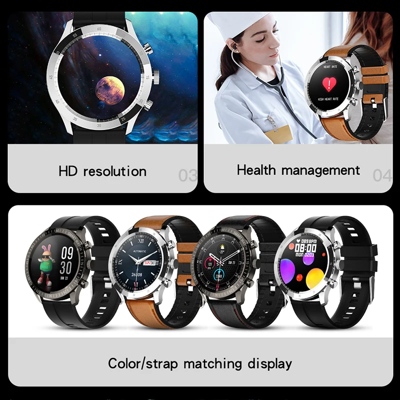 qy05 smart watch men bluetooth health heart rate monitor sleep monitor sports tracker ip67 waterproof dafit app smart bracelet free global shipping