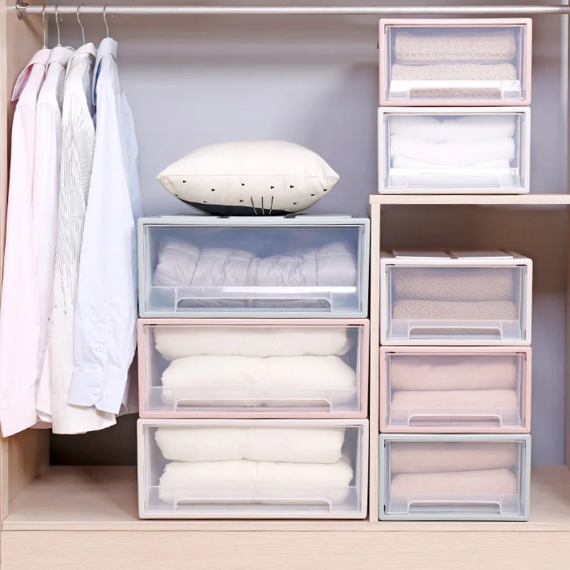 Шлепанцы ящик утолщенный прозрачный чехол Пластиковые обувные коробки