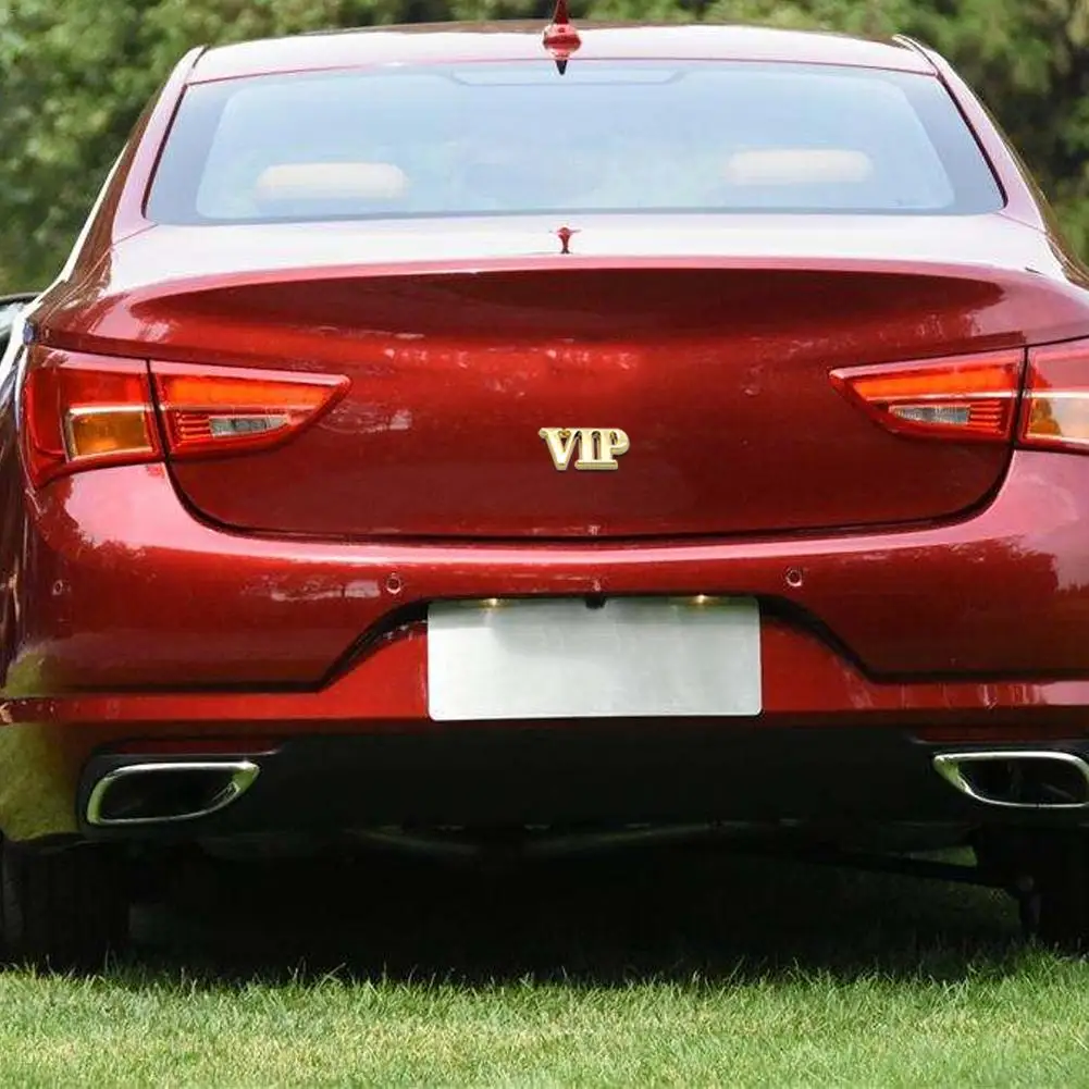 Автомобильный 3D металлический стикер персональный логотип VIP автомобильный корпус багажник эмблема боковой знак Украшение Наклейка мотоцикл Авто Наклейка автомобильный Стайлинг
