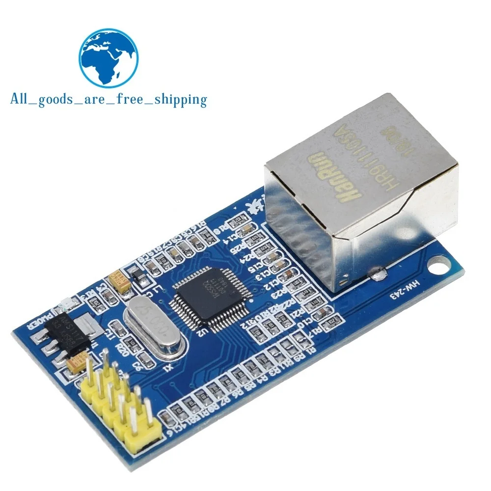 TZT W5500 сетевой модуль Ethernet аппаратный TCP/IP 51/STM32 микроконтроллер программы по W5100