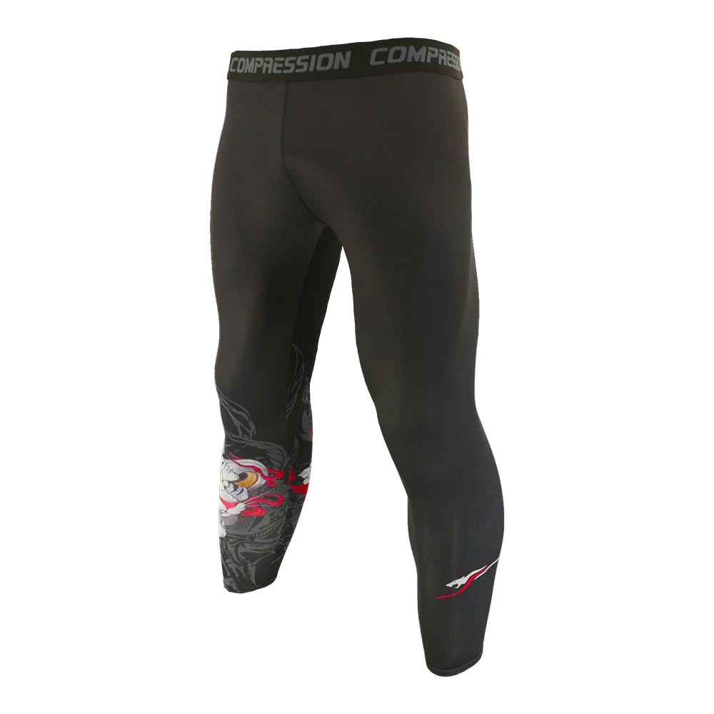 

Men Ferocious Tiger Breathable Tight Compression MMA Boxing Shorts Sports Fitness Kickboxing Pants Muay Thai Clothing Sanda mma