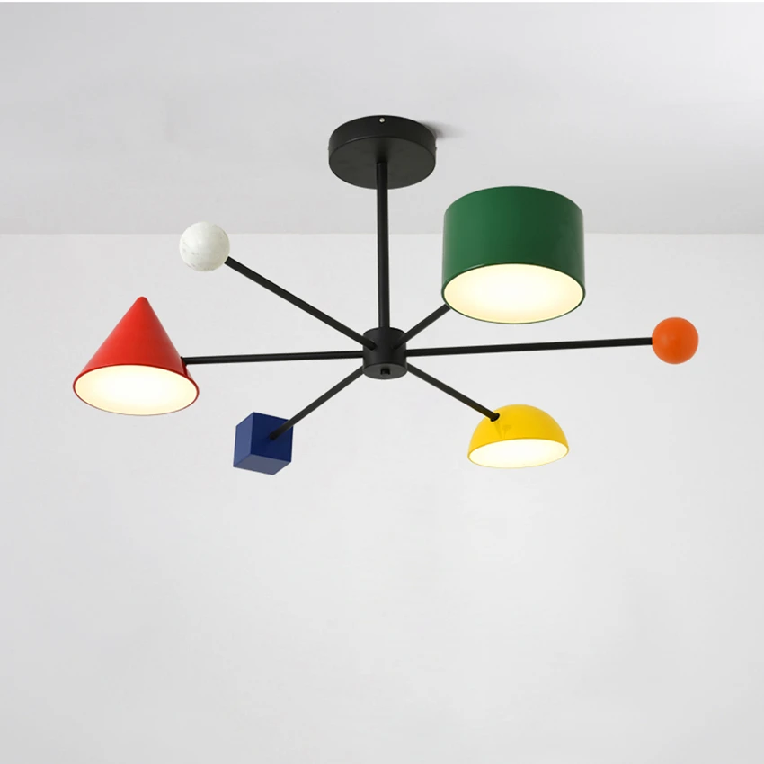 Скандинавское Дерево Led подвесной светильник освещение личность Ресторан Бар