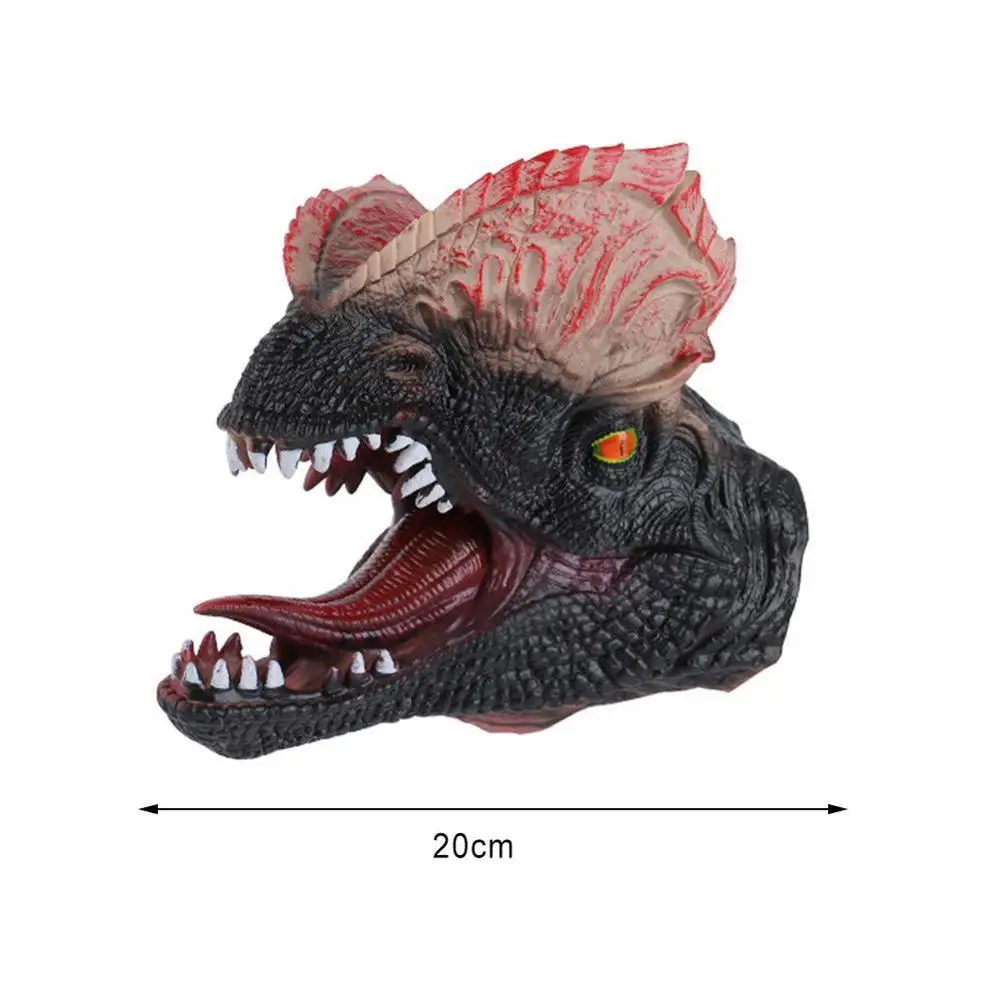 Акула ручной кукольные перчатки Мягкий силикон-Виниловый голова животного