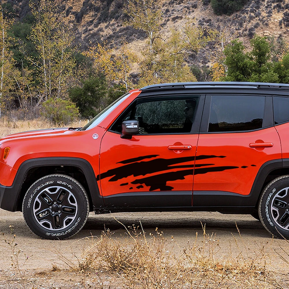 2 шт. двусторонние виниловые наклейки на корпус автомобиля| |