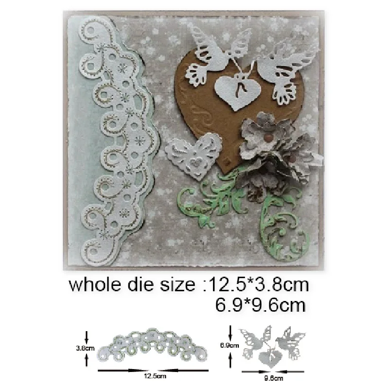 Металлические режущие штампы круглая полоса рамка 2020 Новые Ремесла трафареты