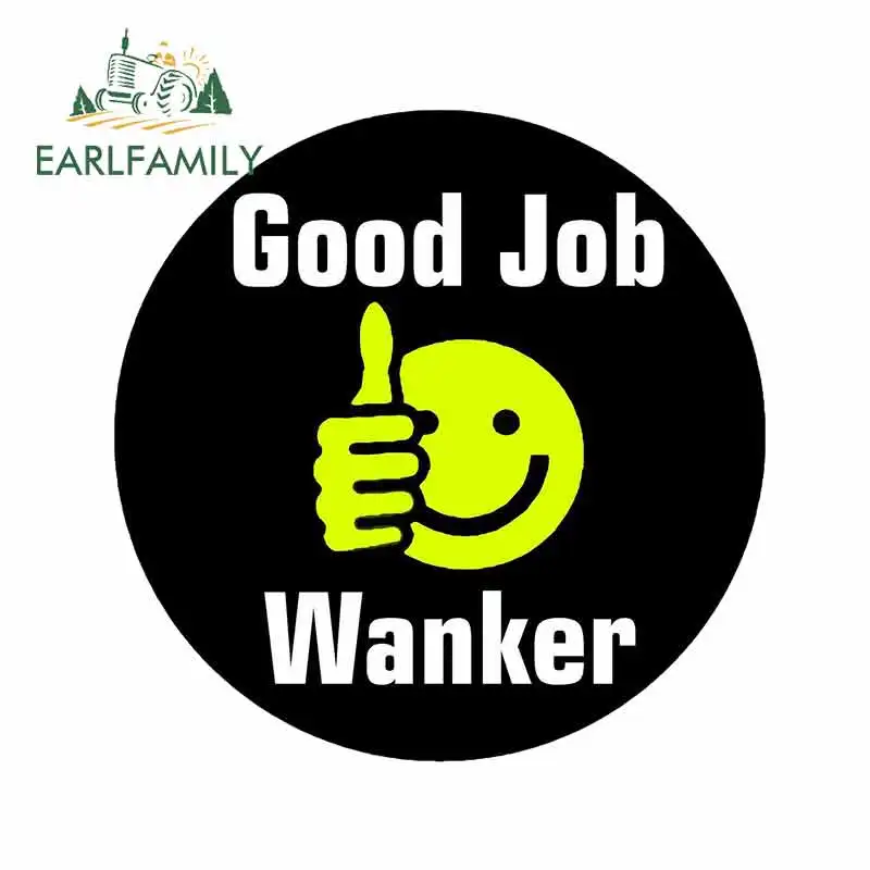 EARLFAMILY 13 см x для хорошей работы Смешные пальцы вверх автомобиль грузовик Наклейка