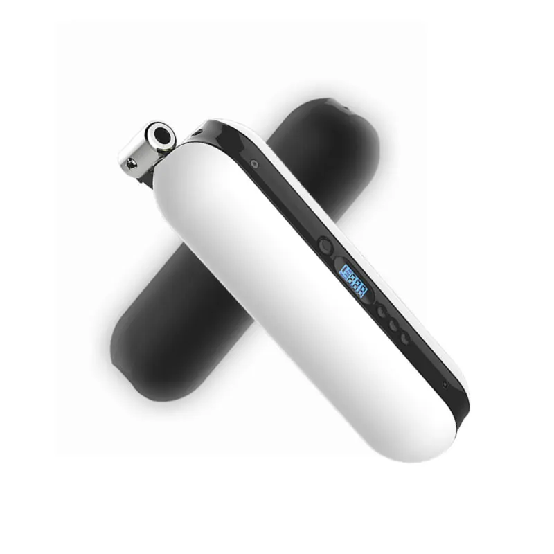 Электрический насос для велосипеда 150PSI перезаряжаемый воздушный Schrader Presta с ЖК