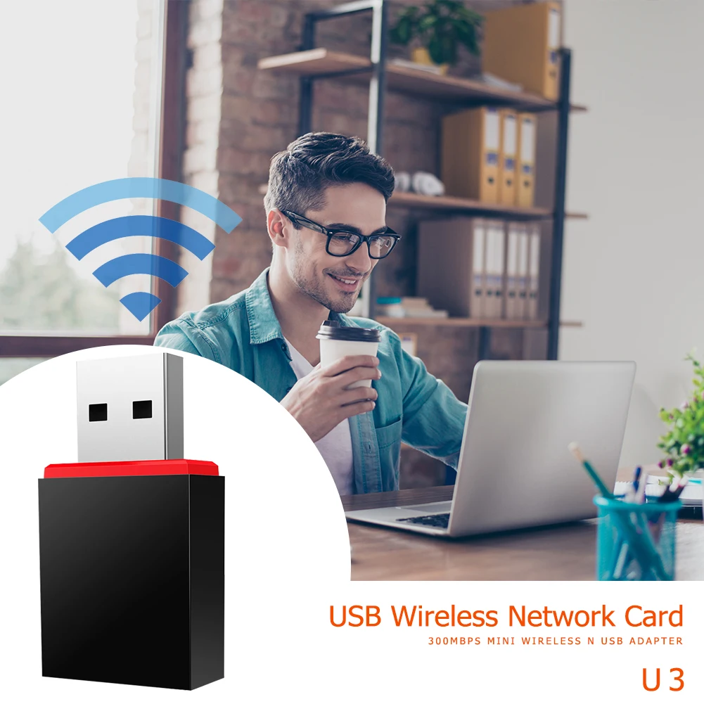 

Tenda U3 300Mbps USB Wireless Network Adapter/ Mini Portable Network Card / WiFi Repeater / Wi-Fi Hotspot For Windows/Mac/Linux
