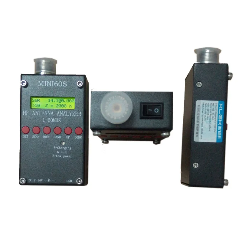 

MINI60S 1 - 60Mhz Bluetooth Android Version HF ANT SWR Antenna Analyzer Meter C4-006