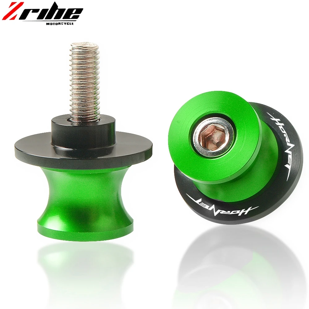 8mm Green Мотоцикл с ЧПУ алюминиевый маятник Катушки слайдер стенд винты для Honda CB600F CB 600 F Hornet 599 CB 600 CB599 CB600F HORNET - Цвет: 8mm Green