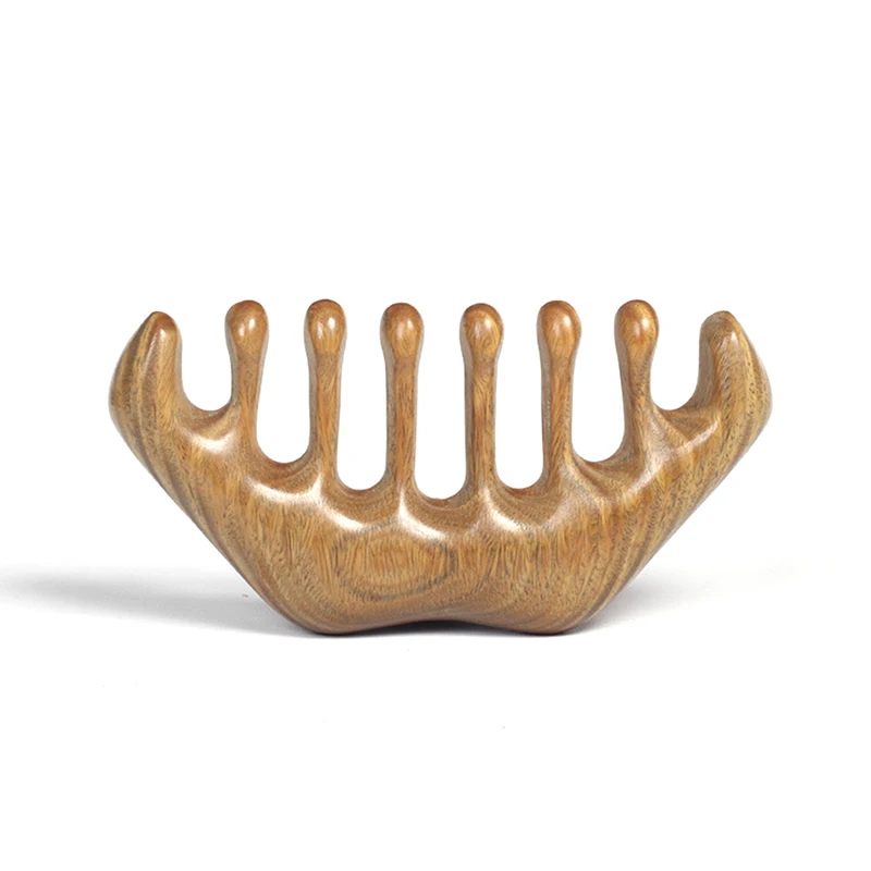 

Green Sandalwood Comb Wooden Hair Comb Comb Hair Care Wooden Brush Comb