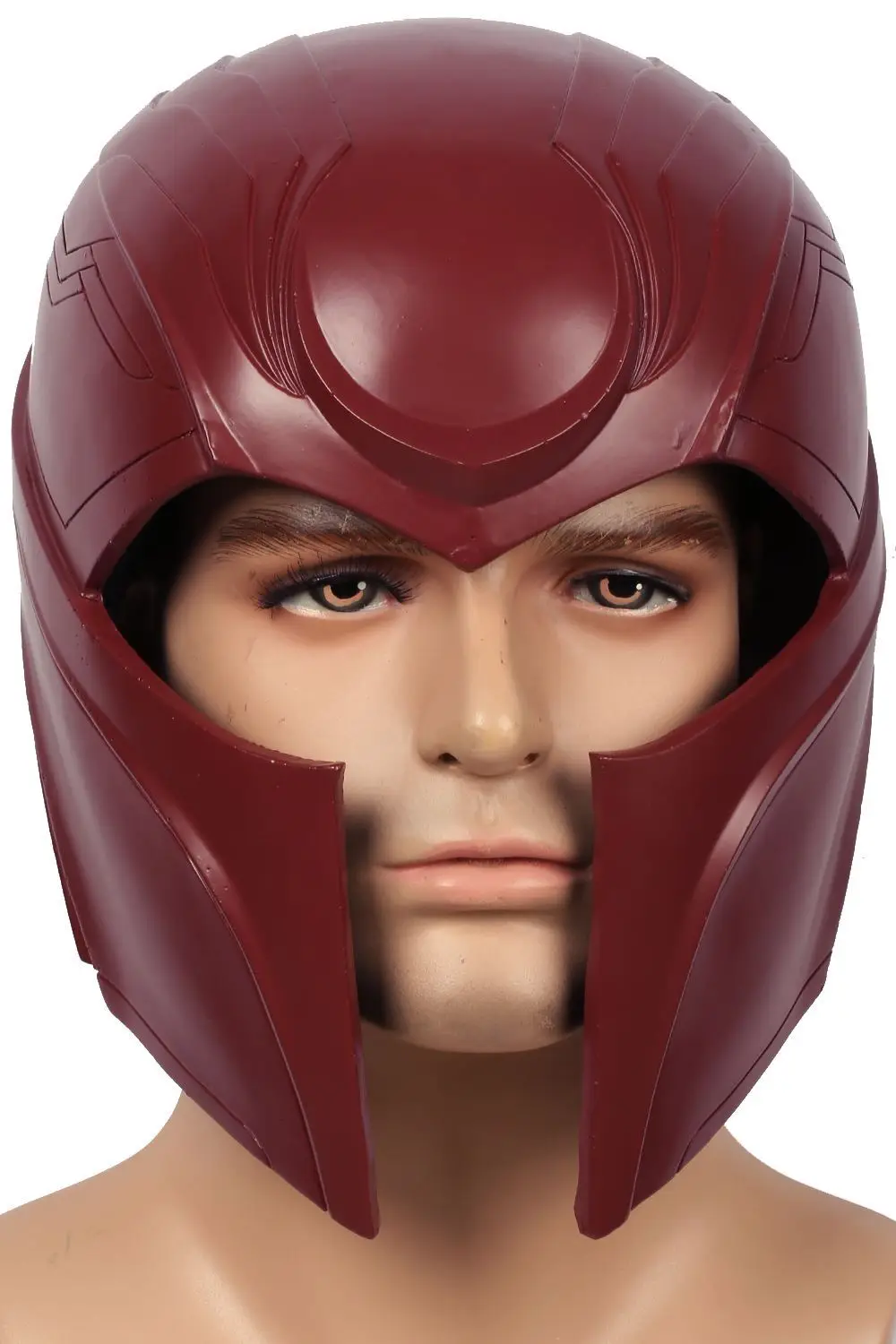 

Xcoser Anime Apocalypse Helmet Red Magneto New Full Head Cosplay Helmet Halloween Fancy Dress Mask Resin