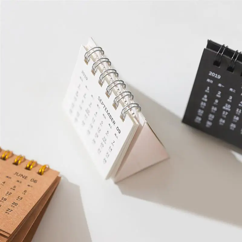 3 шт. мини 2020 Настольный календарь DIY художественные поделки Рабочий стол простой
