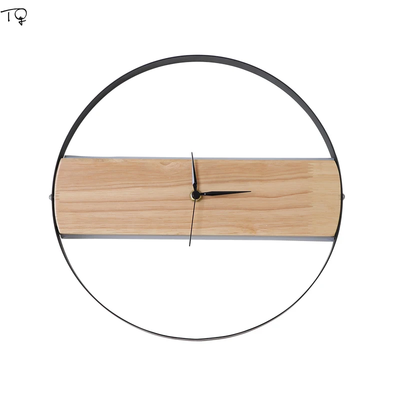 Nordic Design настенная лампа из цельной древесины с часами круглые прямоугольные