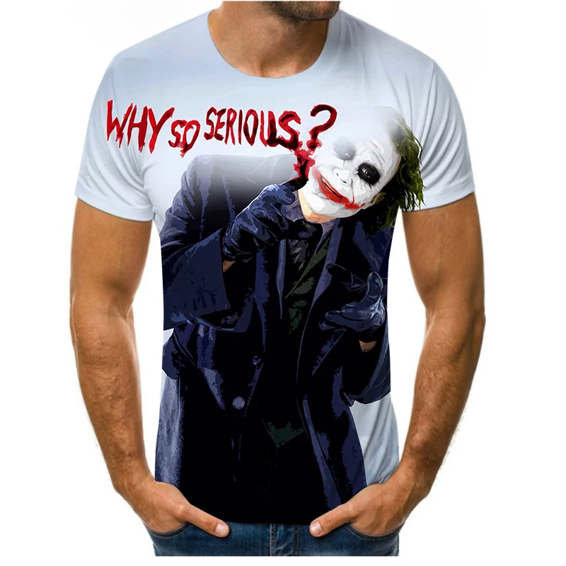 

In 2021, men's and women's loose and breathable 3D printed film and television characters are fashionable and versatile T-shirts