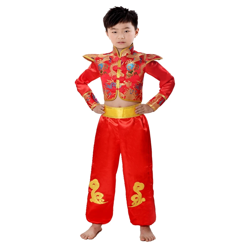 Костюмы для китайских народных танцев на заказ Детские бальные костюмы