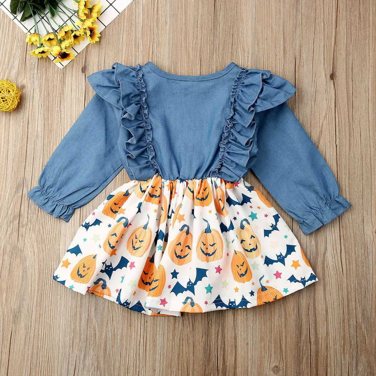 2019 детская весенне-осенняя одежда для малышей детское фатиновое платье вечерние