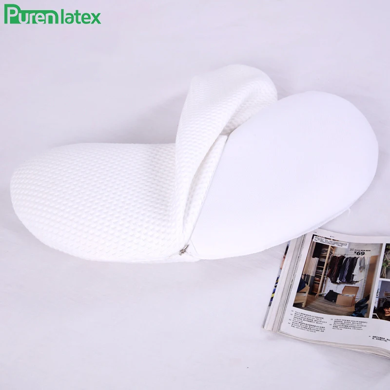 Мягкая подушка для сна PurenLatex с эффектом памяти облегчения боли в
