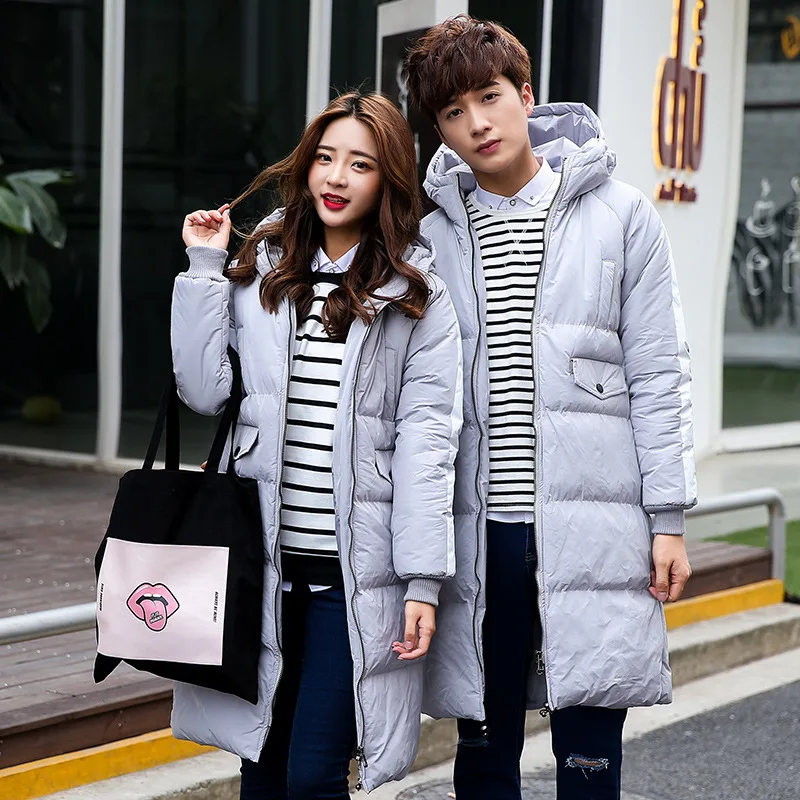 2021 New White Duck Down Jacket Men Winter Thick Warm Hooded Long Parka Coat Overcoat Mens Fashion Duck Down Windbreaker Solid