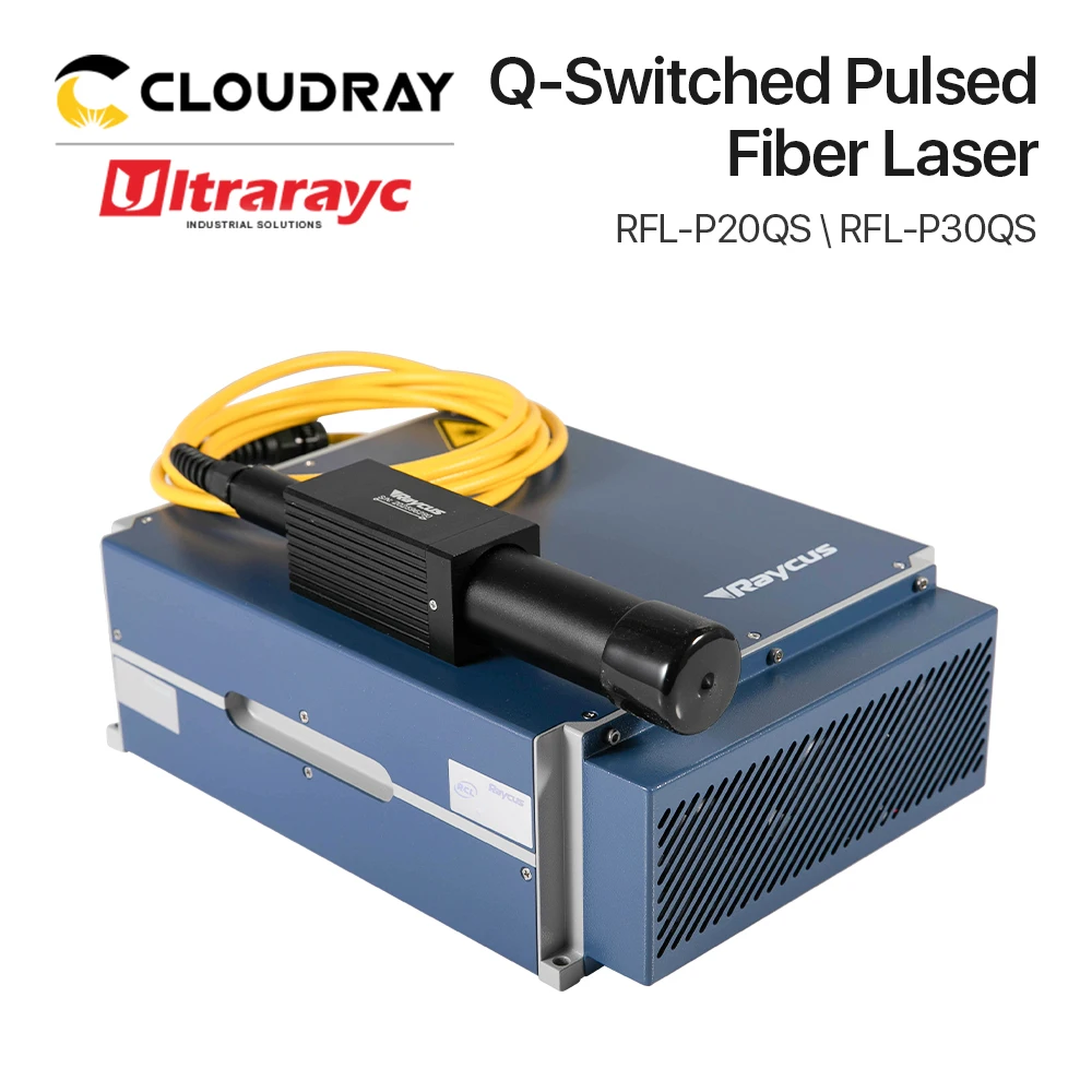 Ultrarayc 1064m Original Raycus Q-switched Pulse 20W 30W Fiber Laser Source for Fiber Marking Machine