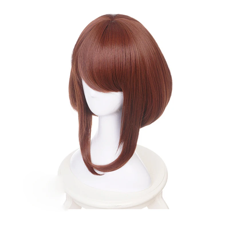 Парик для косплея очако урарака из аниме Моя геройская Академия короткий