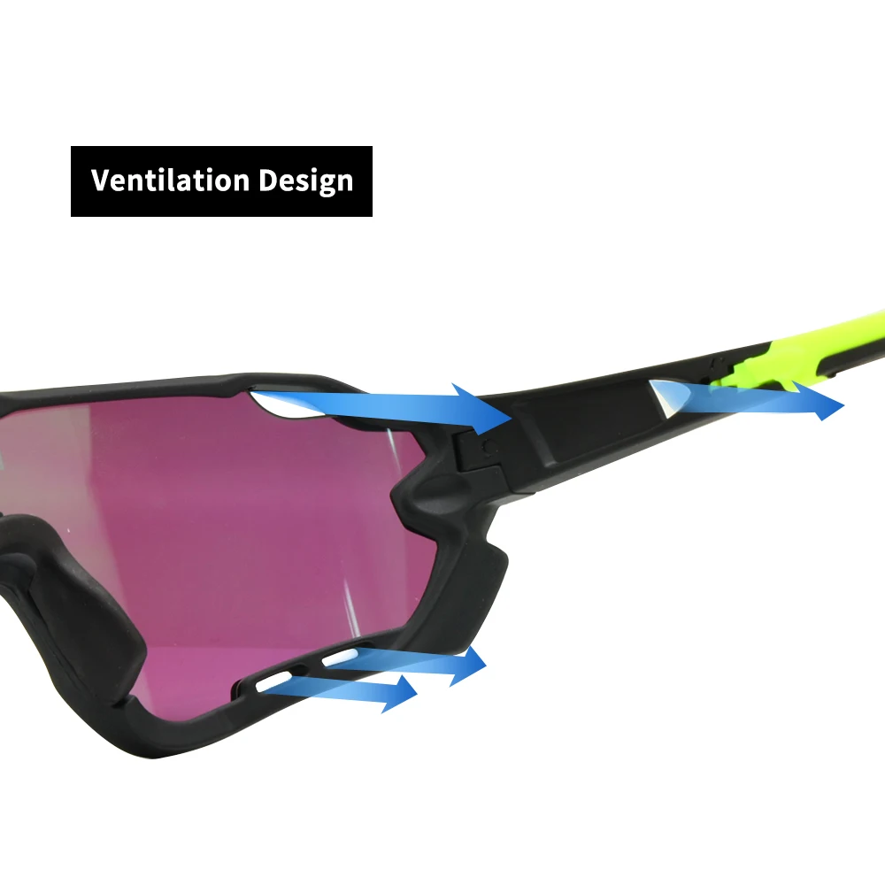 Солнцезащитные очки для велоспорта с 3 линзами | Спорт и развлечения