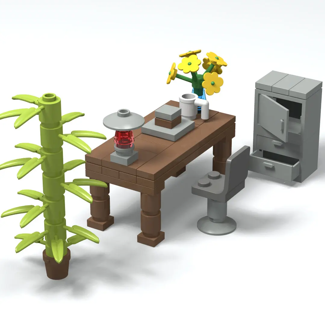 

Офисный стол для фигурок, строительные блоки, игрушки, сборные детали, книжный шкаф, обучающие игрушки для детей, рождественские подарки, Ли...