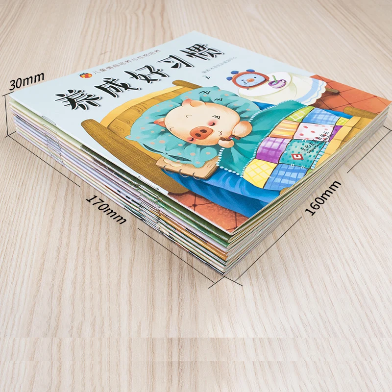 

10 Children Books Children's EQ Character Training Picture Book Children Bedtime Storybook Kids Art Comic Manga Drawing Book