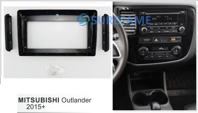 9 дюймов Автомобильная панель радио для MITSUBISHI Outlander 2015 + набор установки приборной