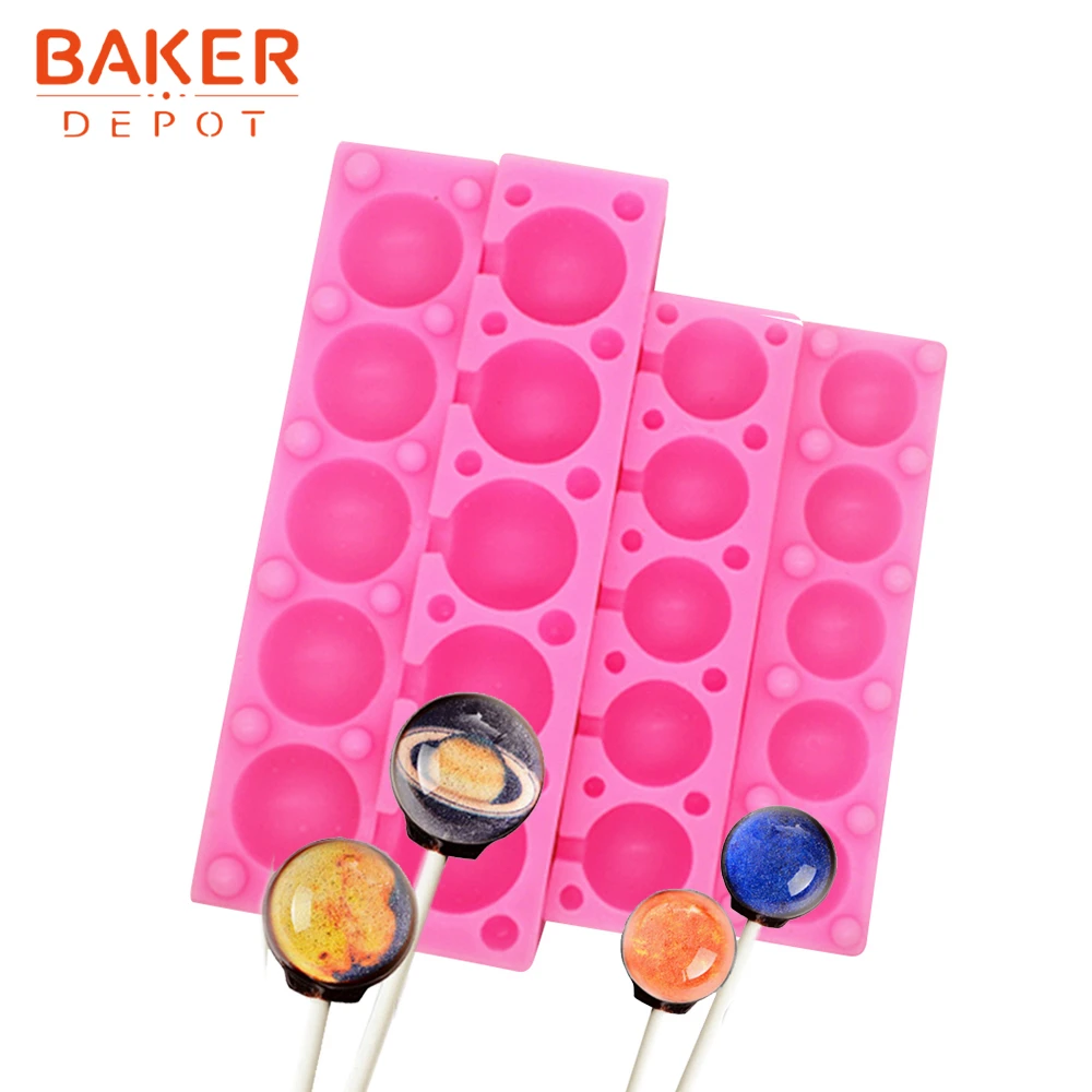 BAKER DEPOT силиконовая форма в форме звезды леденца планета шоколадные конфеты для