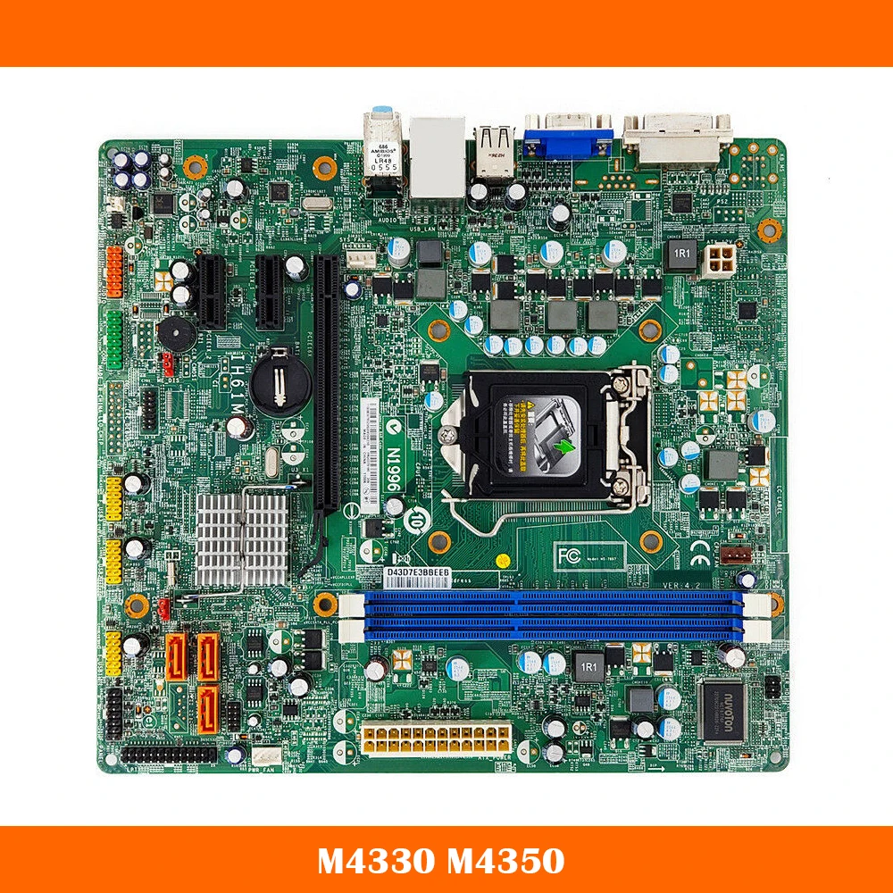 

For Lenovo M4330 M4350 IH61M VER: 1.0 System Mainboard Fully Tested