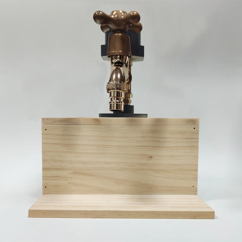

Father's Day Wooden Faucet Drinker Liquor Alcohol Whiskey Wood Dispenser Creative Festival Gift Home Kitchen Bar Gadget Sets