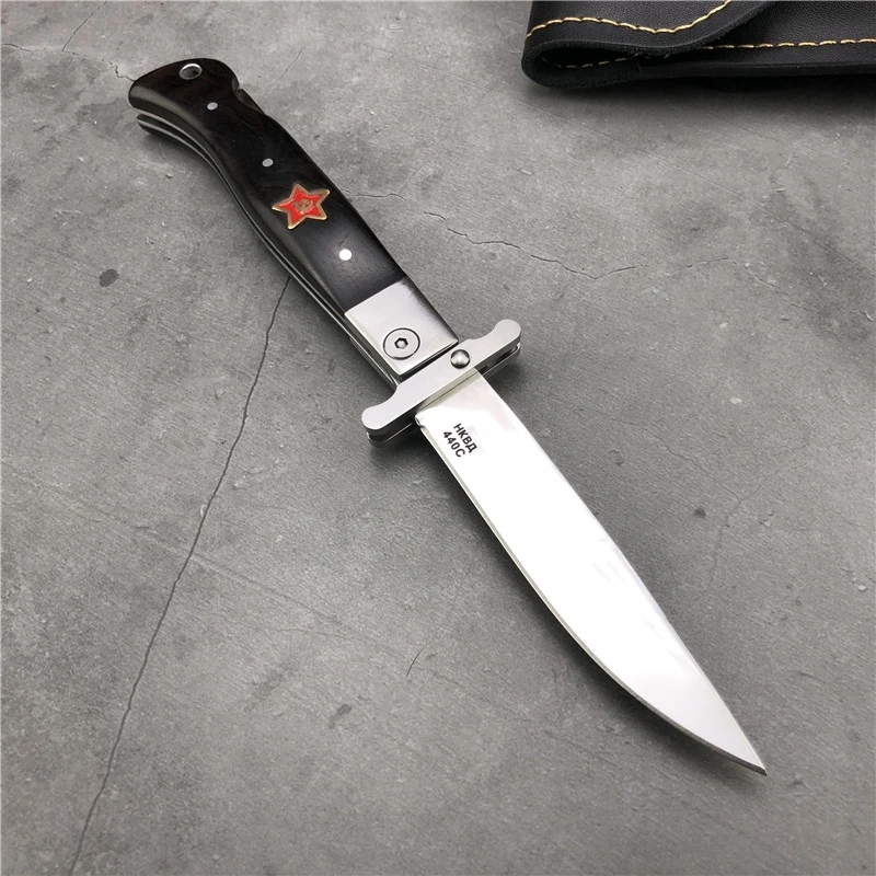 Складной карманный нож Finka NKVD KGB wit EDC ручной клинок из черной и белой смолы ручка