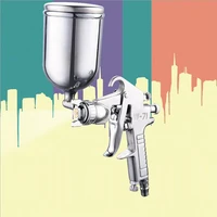 professional furniture paint guns spray gun airbrush sprayer alloy painting atomizer tool with 400ml hopper for cars