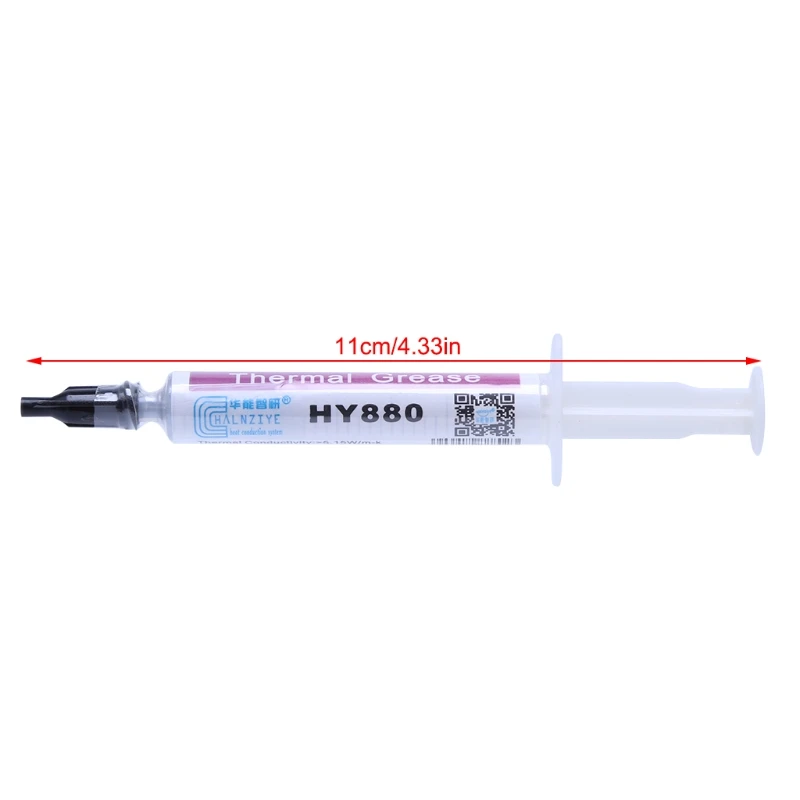 

2Pcs 2g HY880 Thermal Grease Chipset CPU Cooling Compound Silicone Paste 5.15W