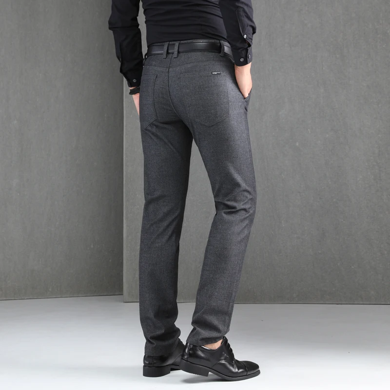 Новинка 2020 мужские повседневные брюки Корейская версия облегающих мужских брюк