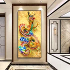 5D алмазная вышивка животное дракон алмазная живопись живописная религия вышивка крестиком рукоделие домашнее украшение Рождественский подарок