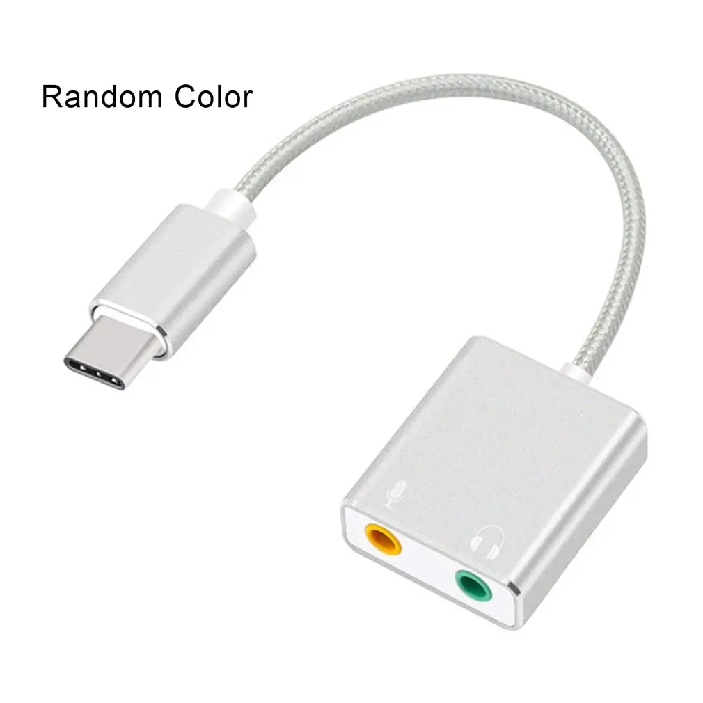 USB3.1 Type C аудио кабель адаптер Тип до 3 5 мм разъем для наушников и микрофона