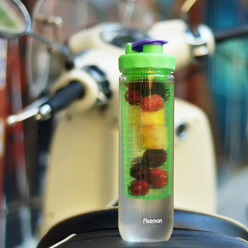 Фиссман 800 мл тритан бутылка для воды BPA бесплатно Фрукты инфузионный шейкер сока