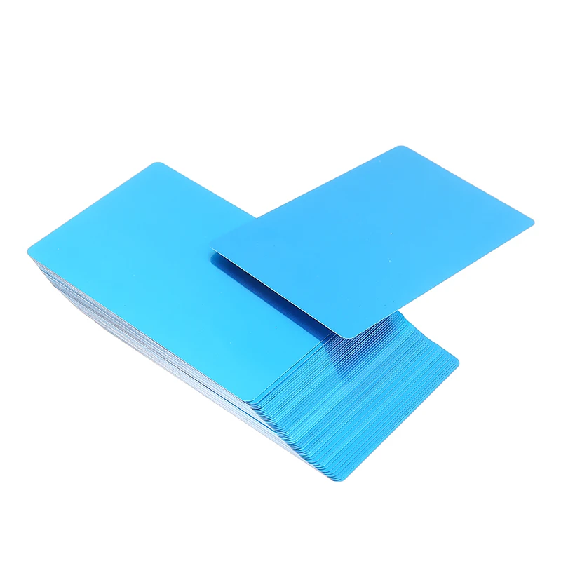 50 шт. новый цветной алюминиевый сплав лазерная маркировка визитная карточка